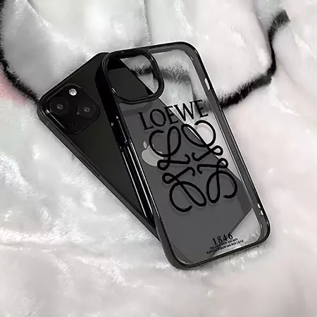 loewe風 iphone16 16proクリアケース新作 安い